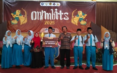 Prestasi Kembali di Raih Siswa MTsN 2 Nganjuk pada Ajang OLYMBITS 2025 di SMAN 2 Nganjuk