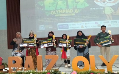 Ananda Westin Raih Juara 1 Story Telling di BAIZ OLYMPIAD XI, Siswa MTsN 2 Nganjuk Tampil Gemilang!