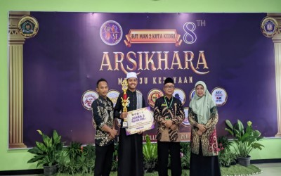 Siswa MTsN 2 Nganjuk Raih Juara 3 Lomba Pidato Bahasa Arab Tingkat Provinsi Jawa Timur