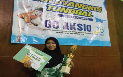 Dua Siswa MTsN 2 Nganjuk Ukir Prestasi di GO AKSIO MAN 3 Kediri